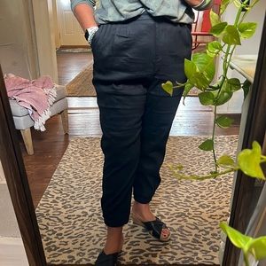 Express Linen Jogger EUC